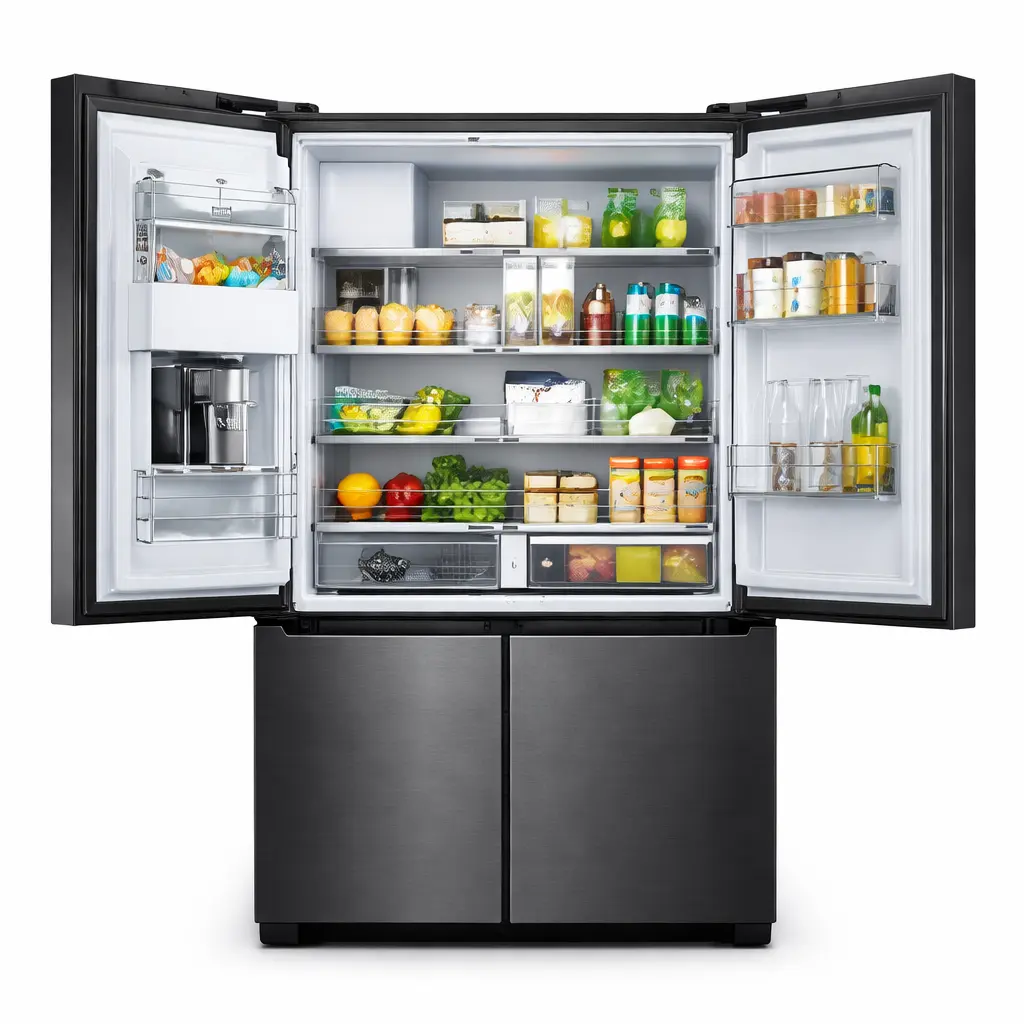 خرید و قیمت یخچال ساید بای ساید سامسونگ با گارانتی سام سرویس مدل RF65DB975E22AE