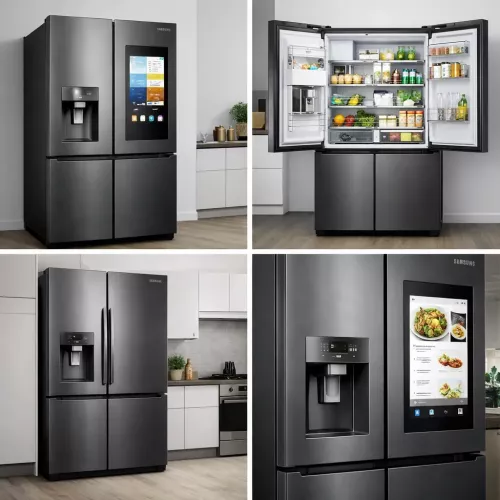 خرید و قیمت یخچال ساید بای ساید سامسونگ با گارانتی سام سرویس مدل RF65DB975E22AE