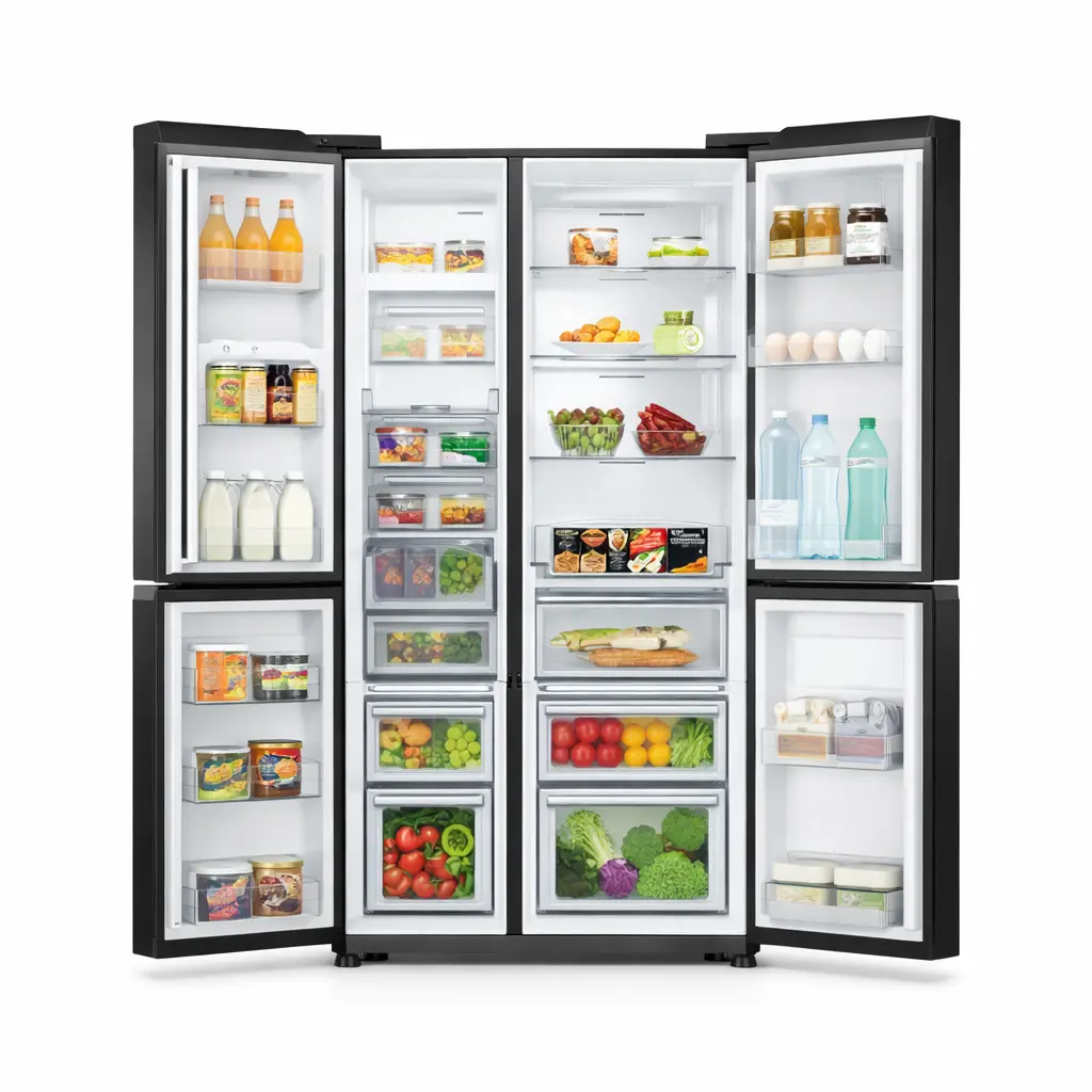 خرید و قیمت یخچال ساید بای ساید سامسونگ با گارانتی سام سرویس مدل RF59C701EB1/WS