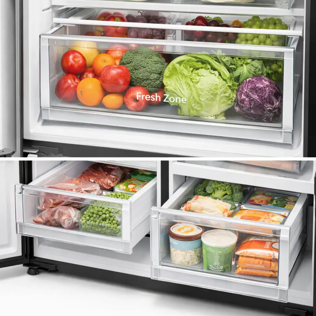خرید و قیمت یخچال ساید بای ساید سامسونگ با گارانتی سام سرویس مدل RF59C701EB1/WS