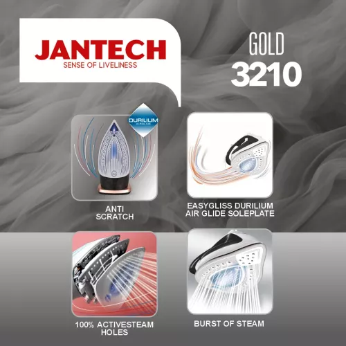 خرید و قیمت اتو بخار پروگلاید جانتک مدل GOLD 3210