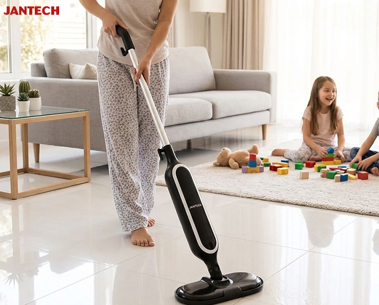 نیاز تی بخارشوی به مواد شوینده برای تمیز کردن کف