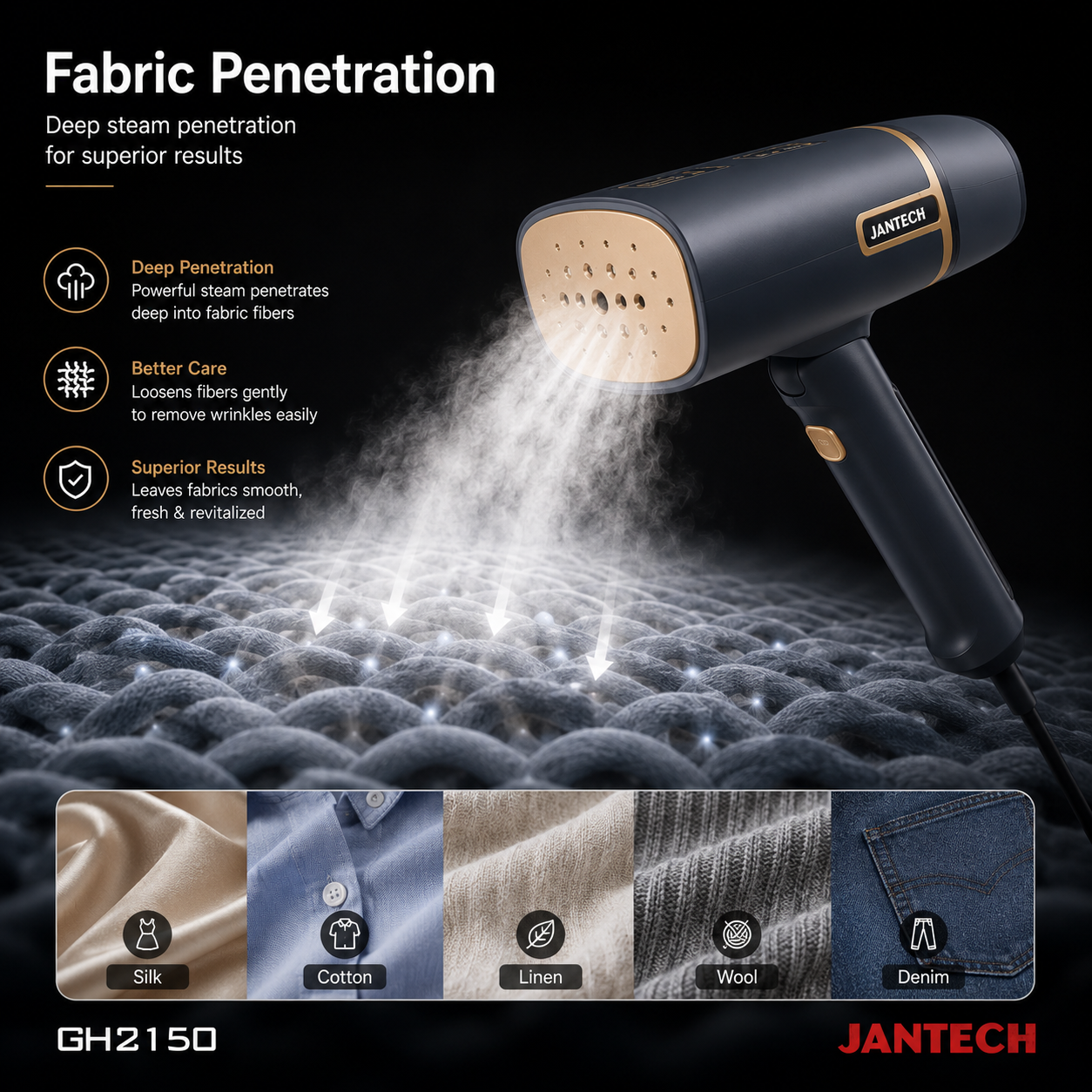 خرید و قیمت بخارگر دستی ژانومه مدل GH2150