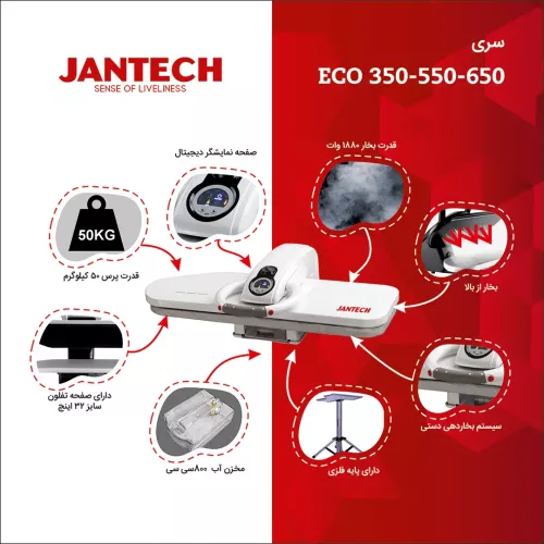خرید و قیمت اتو پرس ژانومه مدل ECO350