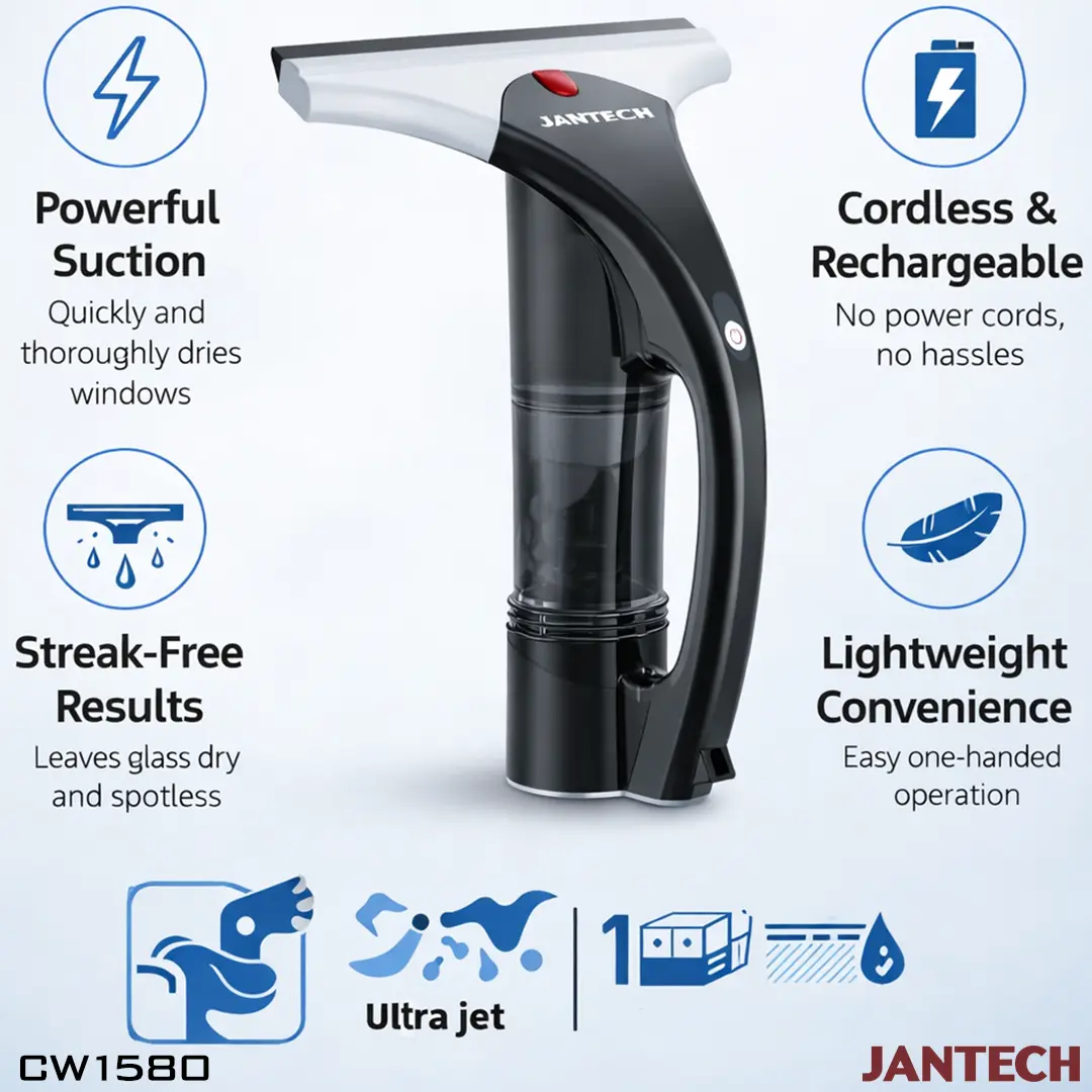 خرید و قیمت شیشه پاک کن شارژی ژانومه مدل CW1580