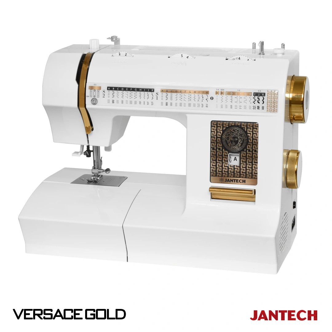 خرید و قیمت چرخ خیاطی جانتک مدل VERSACE GOLD