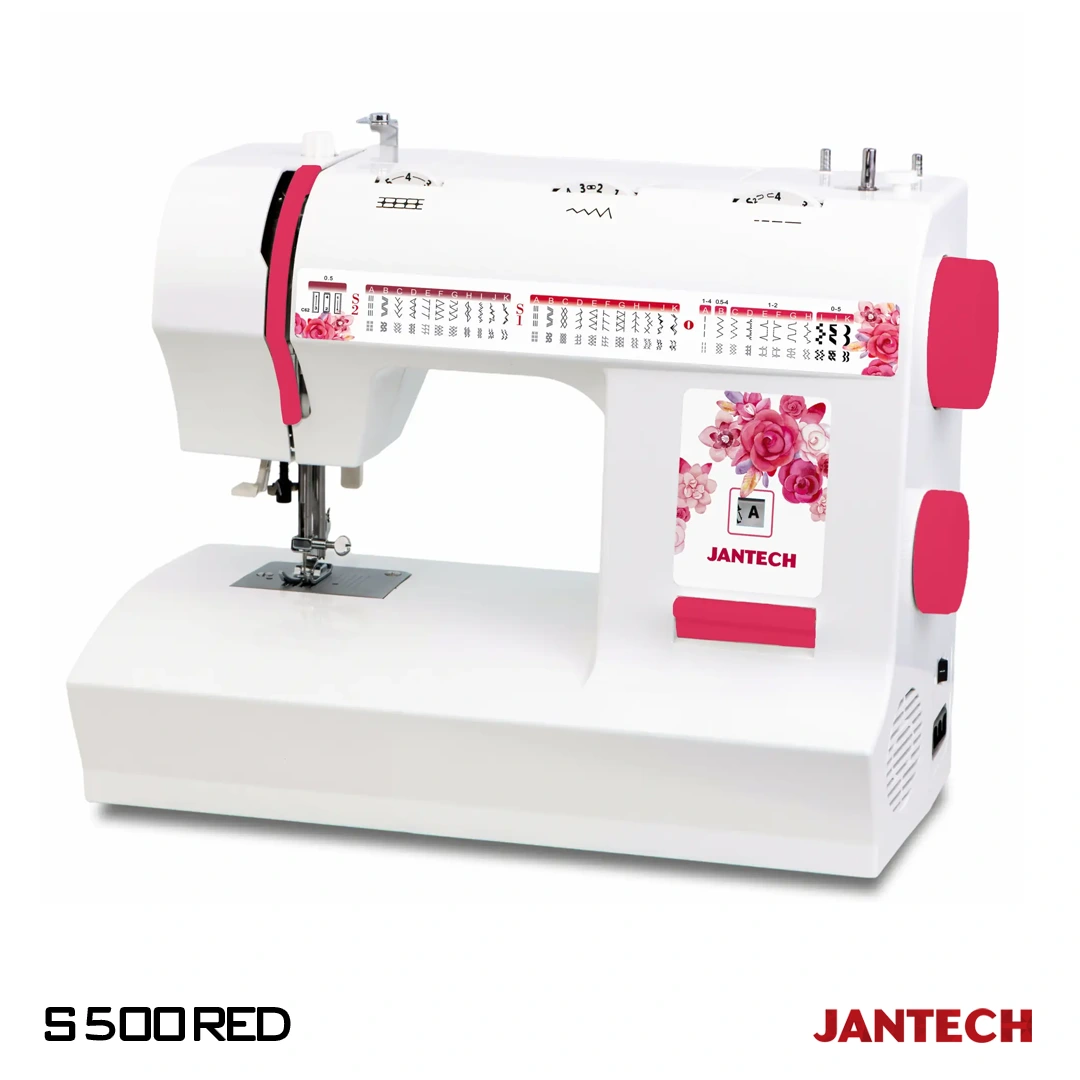 خرید و قیمت چرخ خیاطی جانتک مدل S500RED