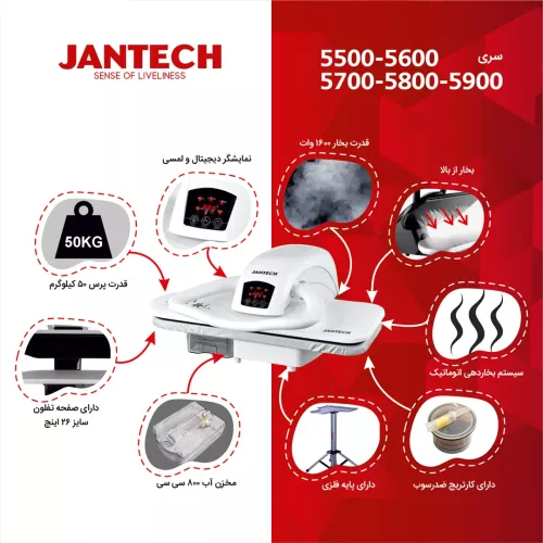 خرید و قیمت اتو پرس ژانومه مدل 5800