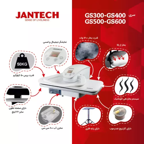 خرید و قیمت اتو پرس ژانومه مدل GS500