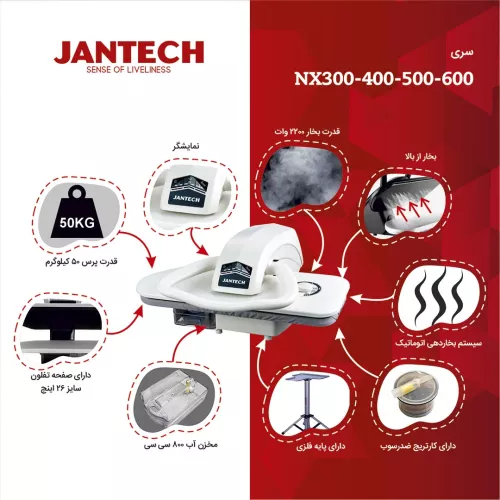 خرید و قیمت اتو پرس ژانومه مدل NX600