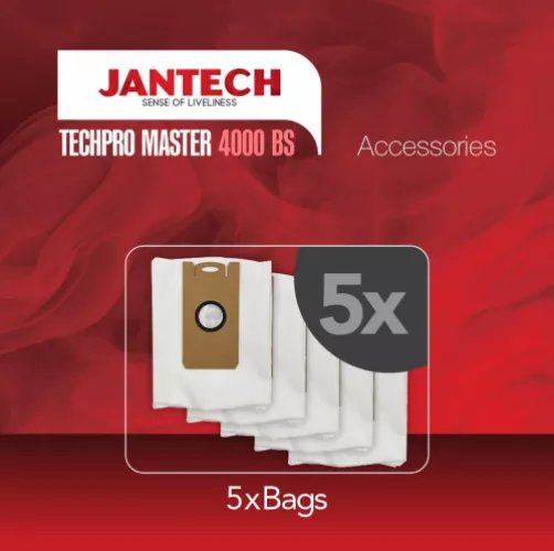 خرید و قیمت جاروبرقی جانتک مدل TECHPRO MASTER 4000 BS رنگ مشکی نقره ای