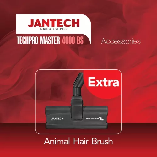 خرید و قیمت جاروبرقی جانتک مدل TECHPRO MASTER 4000 BS رنگ مشکی نقره ای