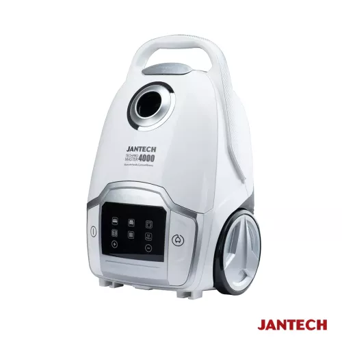 خرید و قیمت جاروبرقی جانتک مدل TECHPRO MASTER 4000 WS رنگ سفید نقره ای