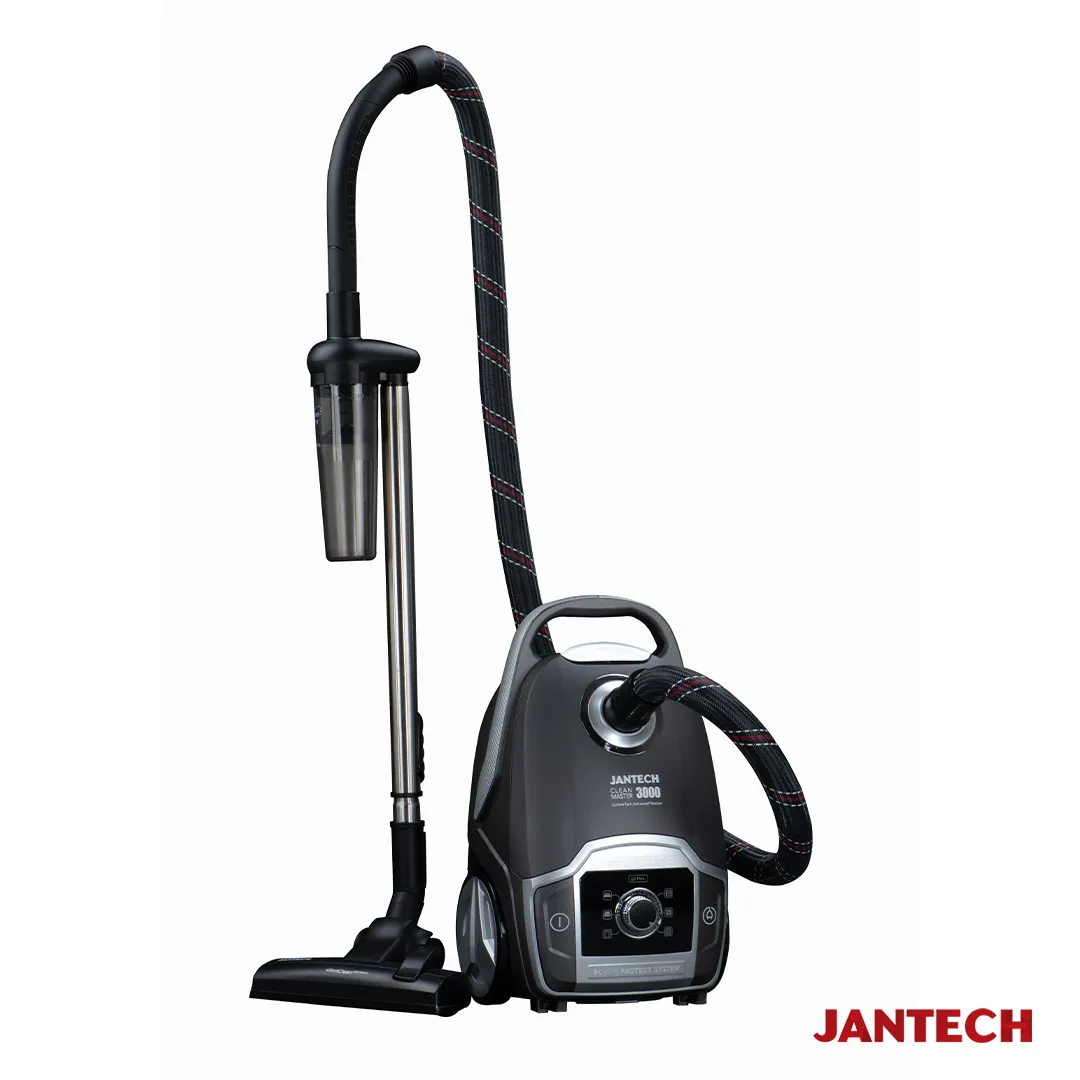 خرید و قیمت جاروبرقی جانتک مدل CLEAN MASTER 3000 GS رنگ طوسی نقره ای