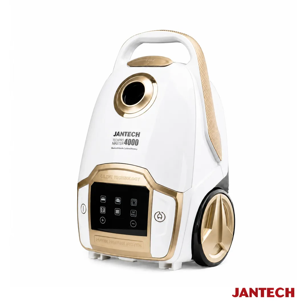 خرید و قیمت جاروبرقی جانتک مدل TECHPRO MASTER 4000 WG رنگ سفید طلایی
