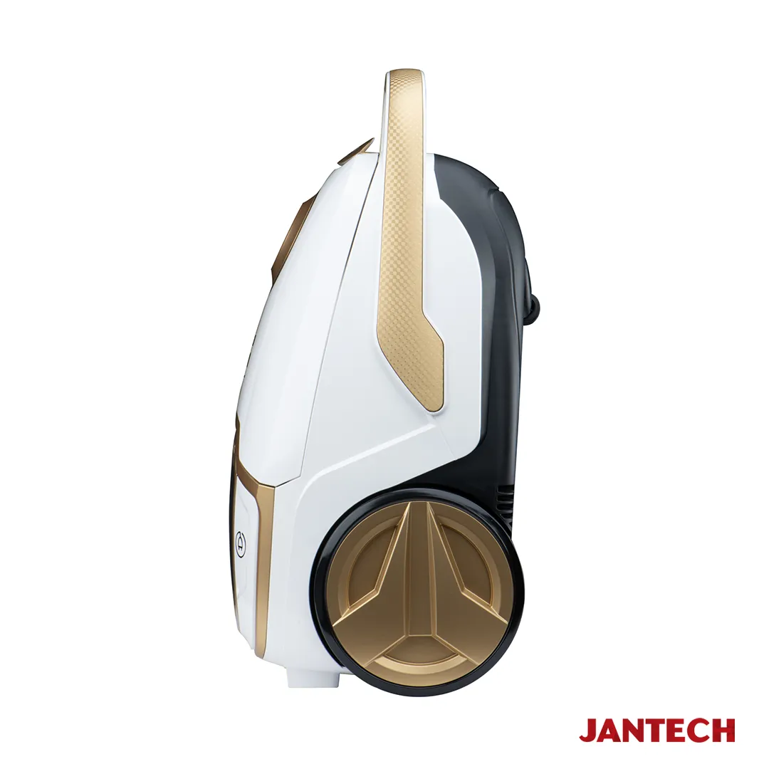 خرید و قیمت جاروبرقی جانتک مدل TECHPRO MASTER 4000 WG رنگ سفید طلایی