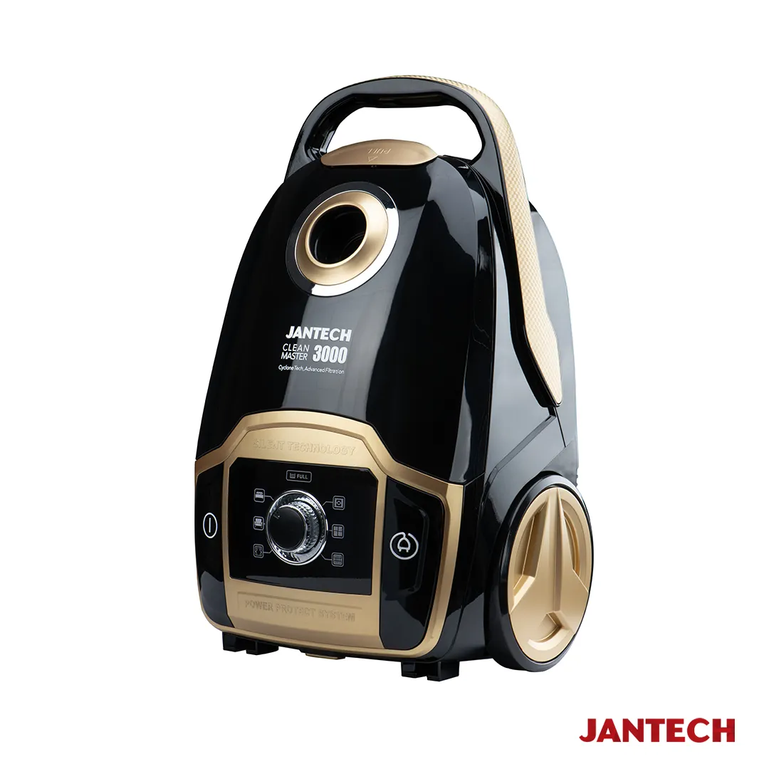 خرید و قیمت جاروبرقی جانتک مدل CLEAN MASTER 3000 BG رنگ مشکی طلایی
