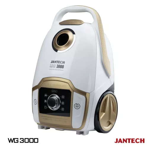 خرید و قیمت جاروبرقی جانتک مدل CLEAN MASTER 3000 WG رنگ سفید طلایی