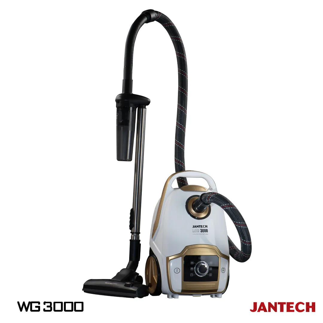 خرید و قیمت جاروبرقی جانتک مدل CLEAN MASTER 3000 WG رنگ سفید طلایی