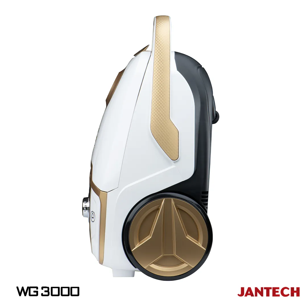 خرید و قیمت جاروبرقی جانتک مدل CLEAN MASTER 3000 WG رنگ سفید طلایی