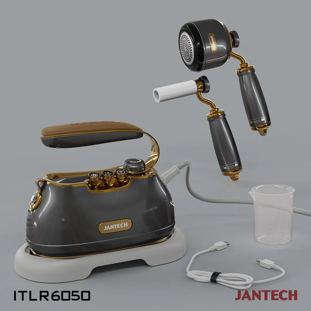 خرید و قیمت  اتو، بخارگر، پرزگیر و کرک گیر چهار کاره ژانومه جانتک مدل ITLR6050