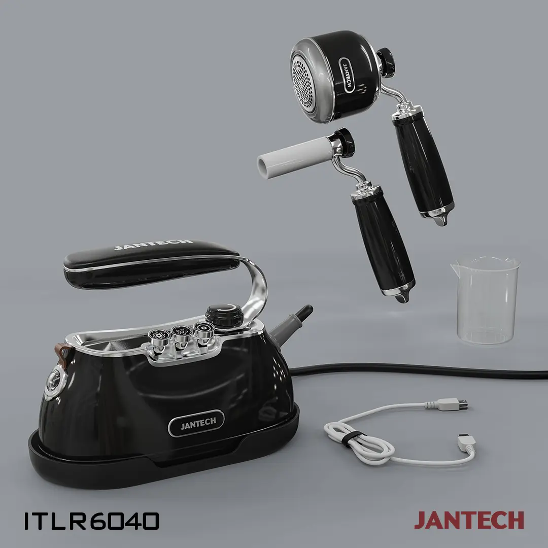 خرید و قیمت  اتو، بخارگر، پرزگیر و کرک گیر چهار کاره ژانومه جانتک مدل ITLR6040
