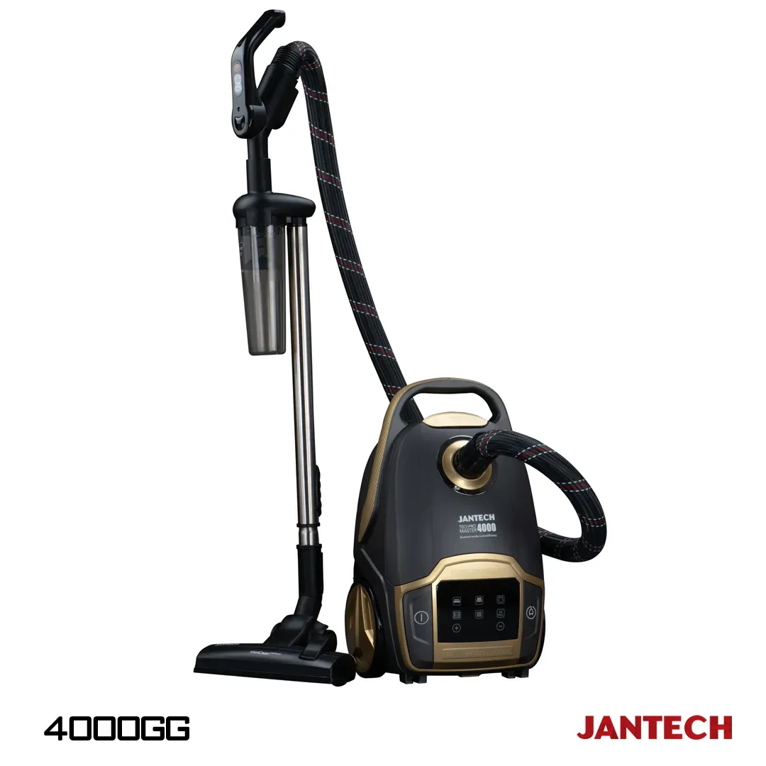 خرید و قیمت جاروبرقی جانتک مدل TECHPRO MASTER 4000 GG رنگ طوسی طلایی
