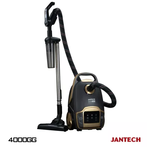 خرید و قیمت جاروبرقی جانتک مدل TECHPRO MASTER 4000 GG رنگ طوسی طلایی