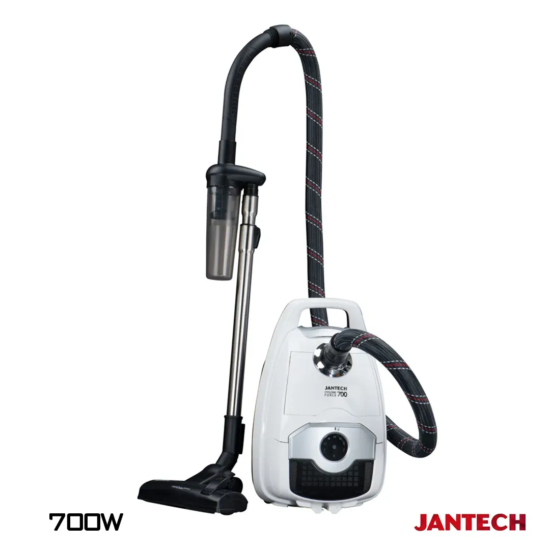 خرید و قیمت جاروبرقی جانتک مدل CYCLONE FORCE 700 W رنگ سفید