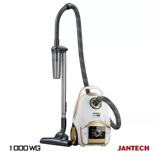 خرید و قیمت جاروبرقی جانتک مدل CYCLONE TECH 1000 WG رنگ سفید طلایی