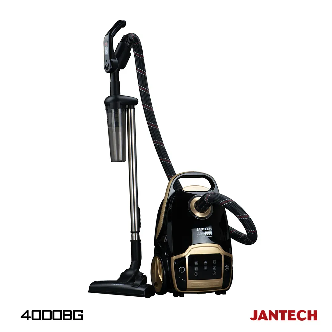 خرید و قیمت جاروبرقی جانتک مدل TECHPRO MASTER 4000 BG رنگ مشکی طلایی