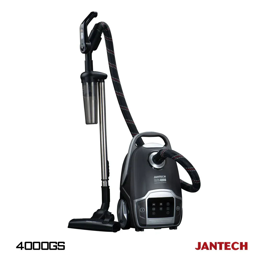 خرید و قیمت جاروبرقی جانتک مدل TECHPRO MASTER 4000 GS رنگ طوسی نقره ای